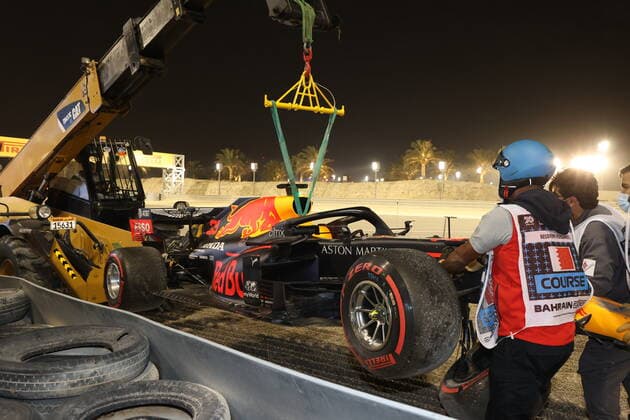 Motorsports: FIA Formula One World Championship, WM, Weltmeisterschaft 2020, Grand Prix of Sakhir, Car of 33 Max Verstappen (NLD, Aston Martin Red Bull Racing), Sakhir Bahrain
