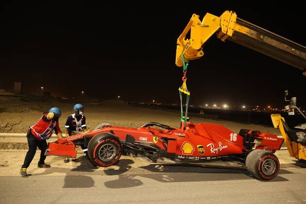 Motorsports: FIA Formula One World Championship, WM, Weltmeisterschaft 2020, Grand Prix of Sakhir, Car of 16 Charles Leclerc (MCO, Scuderia Ferrari Mission Winnow), Sakhir Bahrain