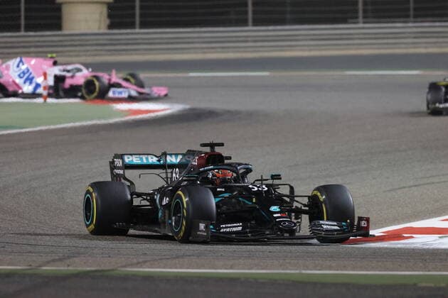 Motorsports: FIA Formula One World Championship, WM, Weltmeisterschaft 2020, Grand Prix of Sakhir, 63 George Russell (GBR, Mercedes-AMG Petronas Formula One Team), Sakhir Bahrain