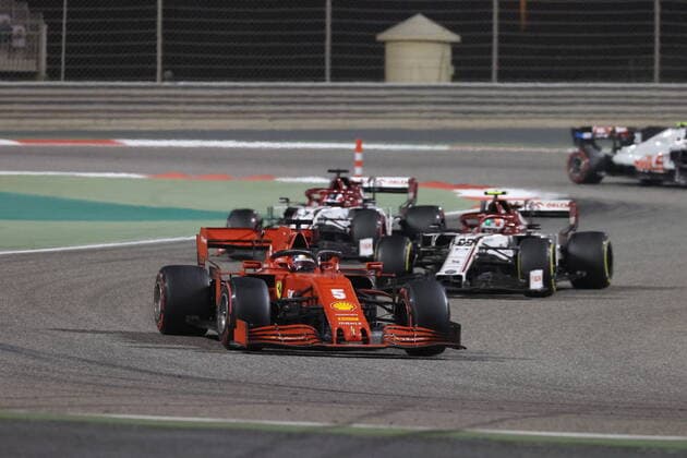 Motorsports: FIA Formula One World Championship, WM, Weltmeisterschaft 2020, Grand Prix of Sakhir, 5 Sebastian Vettel (GER, Scuderia Ferrari Mission Winnow), Sakhir Bahrain