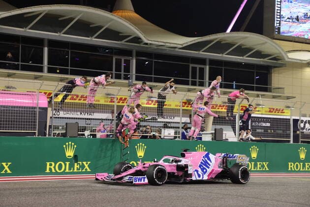 Motorsports: FIA Formula One World Championship, WM, Weltmeisterschaft 2020, Grand Prix of Sakhir, 11 Sergio Perez (MEX, BWT Racing Point F1 Team), Sakhir Bahrain