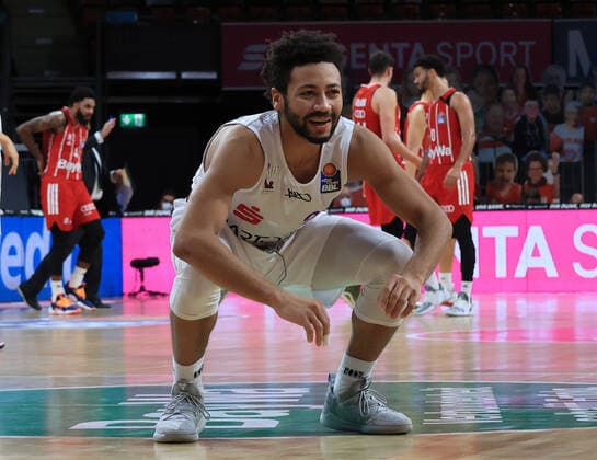 06.12.2020, BBL, FCB Basketball vs BG Goettingen, Audi Dome Muenchen, im Bild: Galen Robinson Jr. (BG Goettingen) leidet