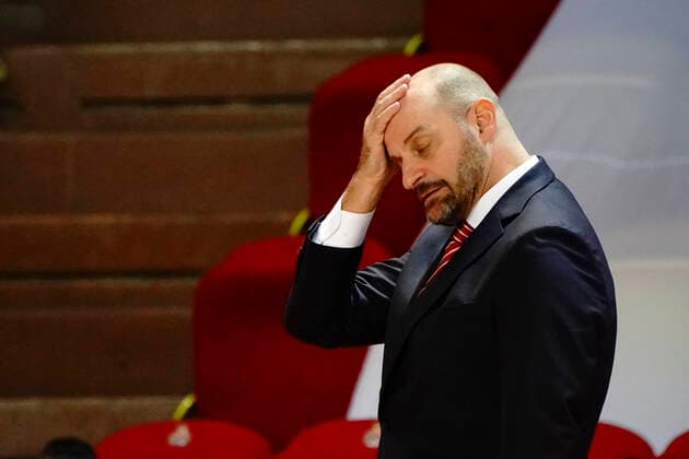 Zvezdan Mitrovic (Coach de l AS Monaco) BASKETBALL : AS Monaco vs Vitus Bologne - Eurocup - Monaco - 09 12 2020 NorbertScanella PanoramiC 