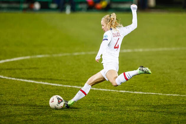 10.12.2020 LECZNA, POLSKA ( LECZNA, POLAND) PILKA NOZNA KOBIET (WOMEN S FOOTBALL) UEFA LIGA MISTRZOW KOBIET 2020 2021 ( UEFA WOMEN S CHAMPIONS LEAGUE 202 2021 ), 1 16 FINALU ( ROUND OF 32) MECZ (GAME) GKS GORNIK LECZNA - PARIS SAINT GERMAIN NZ PAULINA DUDEK FOTO LUKASZ GROCHALA CYFRASPORT NEWSPIX.PL --- Newspix.pl  20201210CSLG0006