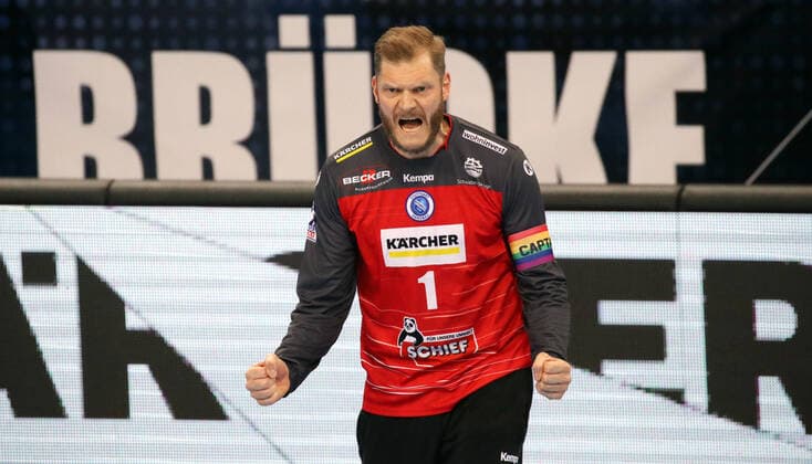 10.12.20 TVB Stuttgart - GWD Minden Deutschland, Stuttgart, 10.12.2020, Handball, DKB Bundesliga, Saison 2020 2021, TVB Stuttgart - GWD Minden: Johannes Bitter (TVB Stuttgart).