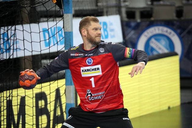 10.12.20 TVB Stuttgart - GWD Minden Deutschland, Stuttgart, 10.12.2020, Handball, DKB Bundesliga, Saison 2020 2021, TVB Stuttgart - GWD Minden: Johannes Bitter (TVB Stuttgart).
