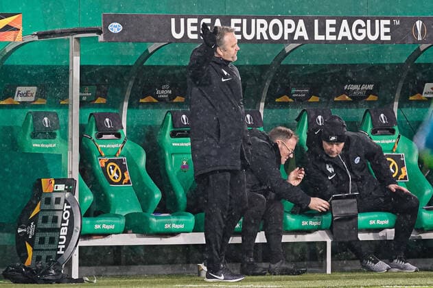 10.12.2020, Allianz Stadion, Wien, AUT, UEFA EL, SK Rapid Wien vs Molde FK, Gruppe B, im Bild Erling Moe (Molde FK) Erling Moe (Molde FK) during the UEFA Europa League group B match between SK Rapid Wien and Molde FK at the Allianz Stadion in Wien, Austria on 2020 12 10. Pictures 2020, PhotoCredit: Florian Schroetter Wien