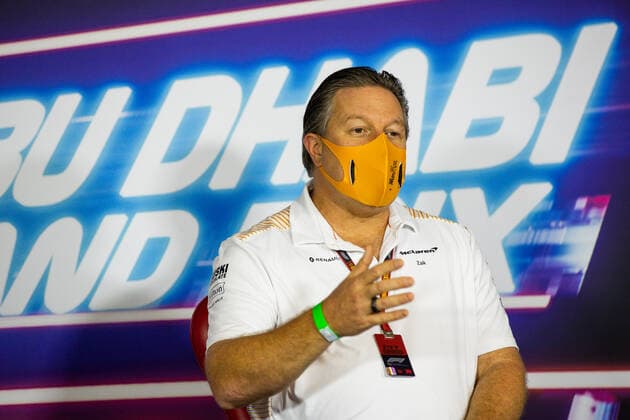 Motorsports: FIA Formula One World Championship, WM, Weltmeisterschaft 2020, Grand Prix of Abu Dhabi Motorsports: FIA Formula One World Championship 2020, Grand Prix of Abu Dhabi, Zak Brown (USA, McLaren F1 Team),