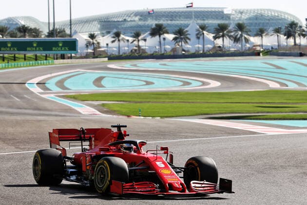 Motorsports: FIA Formula One World Championship, WM, Weltmeisterschaft 2020, Grand Prix of Abu Dhabi Motorsports: FIA Formula One World Championship 2020, Grand Prix of Abu Dhabi, 5 Sebastian Vettel (GER, Scuderia Ferrari Mission Winnow),