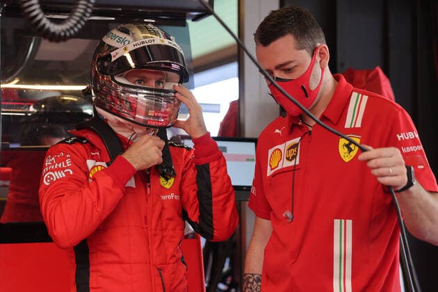 Motorsports: FIA Formula One World Championship, WM, Weltmeisterschaft 2020, Grand Prix of Abu Dhabi Motorsports: FIA Formula One World Championship 2020, Grand Prix of Abu Dhabi, 5 Sebastian Vettel (GER, Scuderia Ferrari Mission Winnow),