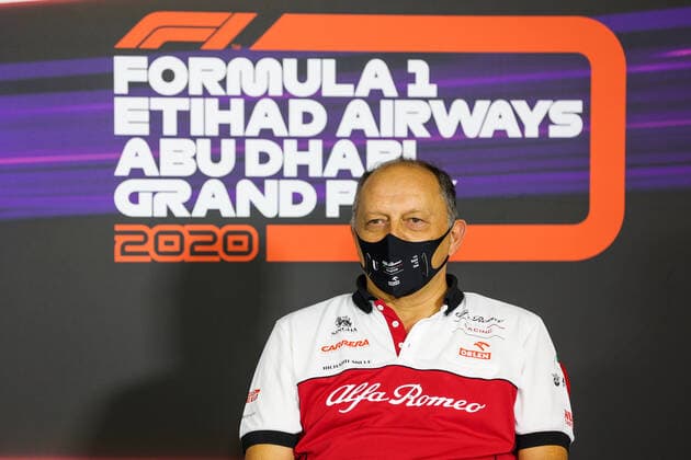Motorsports: FIA Formula One World Championship, WM, Weltmeisterschaft 2020, Grand Prix of Abu Dhabi Motorsports: FIA Formula One World Championship 2020, Grand Prix of Abu Dhabi, Frederic Vasseur (FRA, Alfa Romeo Racing),