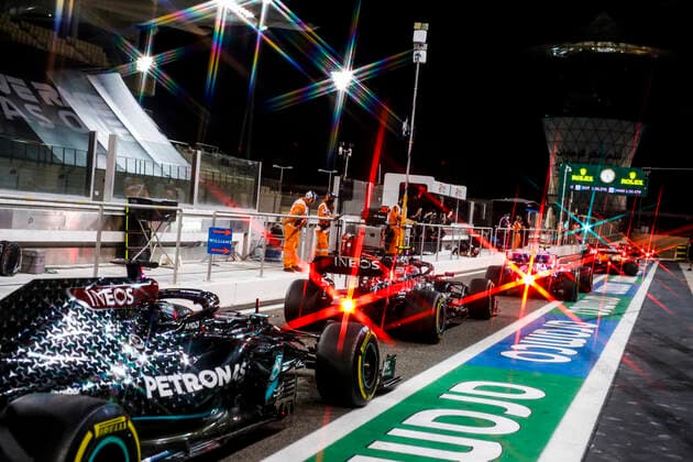 Motorsports: FIA Formula One World Championship, WM, Weltmeisterschaft 2020, Grand Prix of Abu Dhabi, 44 Lewis Hamilton (GBR, Mercedes-AMG Petronas Formula One Team), Abu Dhabi United Arab Emirates