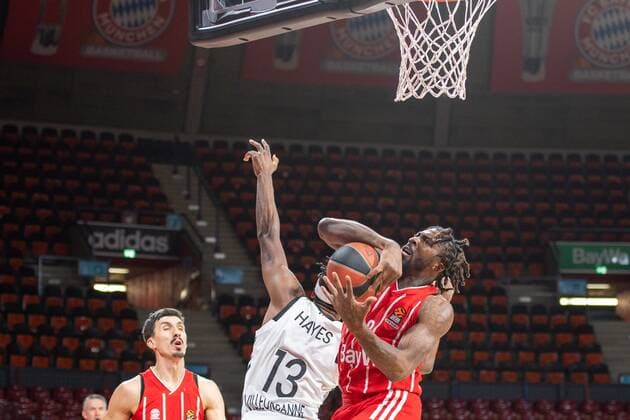 Jalen Reynolds 8 (FC Bayern), FC Bayern Basketball vs. Asvel Villeurbanne, Basketball, Euroleague, 11.12.2020 Muenchen Bayern Deutschland