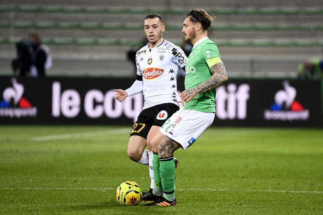 26 MATHIEU DEBUCHY (ASSE) FOOTBALL : Saint Etienne vs Angers - Ligue 1 Uber Eats - 11 12 2020 FEP Panoramic 
