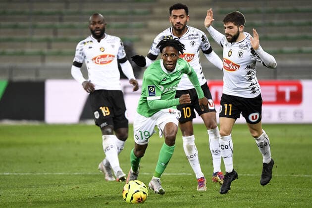 19 YVAN NEYOU NOUPA (ASSE) FOOTBALL : Saint Etienne vs Angers - Ligue 1 Uber Eats - 11 12 2020 FEP Panoramic 
