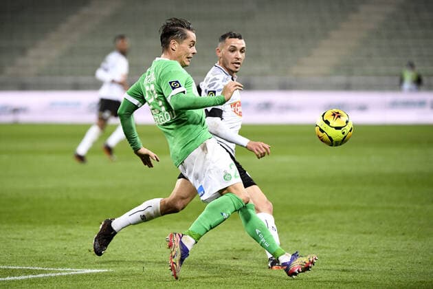 21 ROMAIN HAMOUMA (ASSE) FOOTBALL : Saint Etienne vs Angers - Ligue 1 Uber Eats - 11 12 2020 FEP Panoramic 