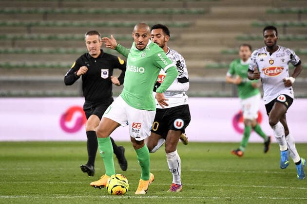 10 WAHBI KHAZRI (ASSE) FOOTBALL : Saint Etienne vs Angers - Ligue 1 Uber Eats - 11 12 2020 FEP Panoramic 