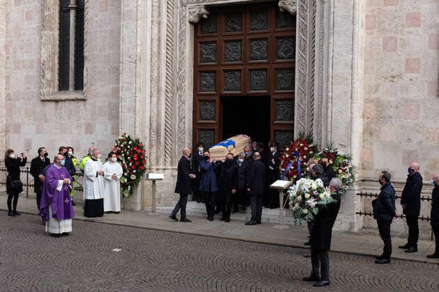 Bilder des Jahres 2020, Sport 12 Dezember Sport Themen der Woche KW50 Sport Bilder des Tages Vicenza 12 12 2020 - funerali Paolo Rossi foto Andrea Rigano Image nella foto: Paolo Rossi 