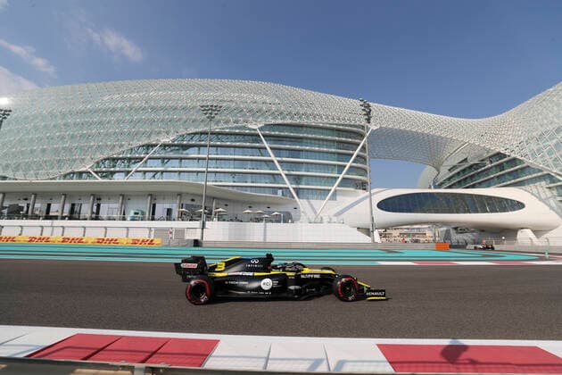 Motorsports: FIA Formula One World Championship, WM, Weltmeisterschaft 2020, Grand Prix of Abu Dhabi Motorsports: FIA Formula One World Championship 2020, Grand Prix of Abu Dhabi, 3 Daniel Ricciardo (AUS, Renault DP World F1 Team),