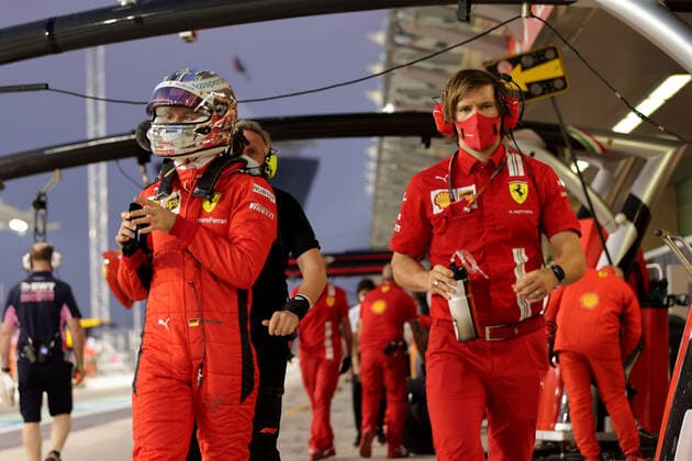 Motorsports: FIA Formula One World Championship, WM, Weltmeisterschaft 2020, Grand Prix of Abu Dhabi Motorsports: FIA Formula One World Championship 2020, Grand Prix of Abu Dhabi, 5 Sebastian Vettel (GER, Scuderia Ferrari Mission Winnow),