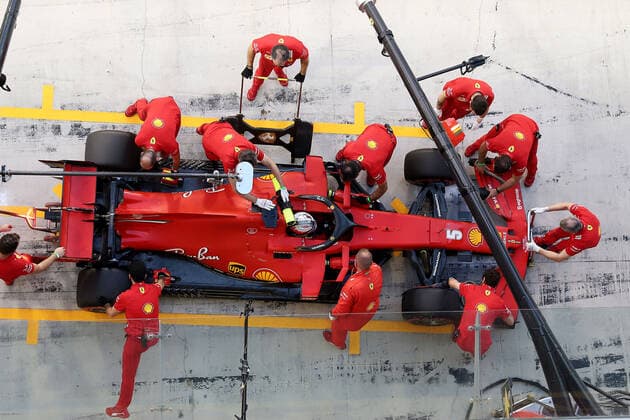 Motorsports: FIA Formula One World Championship, WM, Weltmeisterschaft 2020, Grand Prix of Abu Dhabi Motorsports: FIA Formula One World Championship 2020, Grand Prix of Abu Dhabi, 5 Sebastian Vettel (GER, Scuderia Ferrari Mission Winnow),