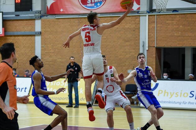 Barmer 2. Basketball Bundesliga ProB, Rheinstars Koeln vs. TKS 49ers Stahnsdorf, 12.12.2020 Moritz Knobloch (RheinStars Koeln 5), Barmer 2. Basketball Bundesliga ProB, Rheinstars Koeln vs. TKS 49ers Stahnsdorf am 12.12.2020 in der ASV Koeln in Koeln (Nordrhein-Westfalen) Copyright: xBEAUTIFULxSPORTS Mueller-Laschetx