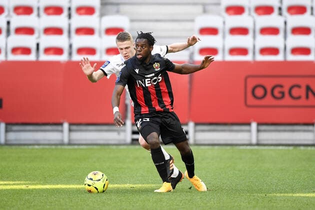 23 JORDAN LOTOMBA (NICE) FOOTBALL : Nice vs Rennes - Ligue 1 Uber Eats - 13 12 2020 FEP Panoramic 