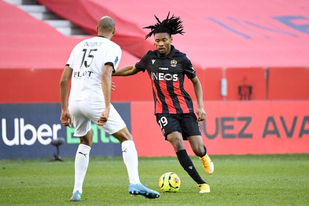 19 KHEPHREN THURAM (NICE) FOOTBALL : Nice vs Rennes - Ligue 1 Uber Eats - 13 12 2020 FEP Panoramic 