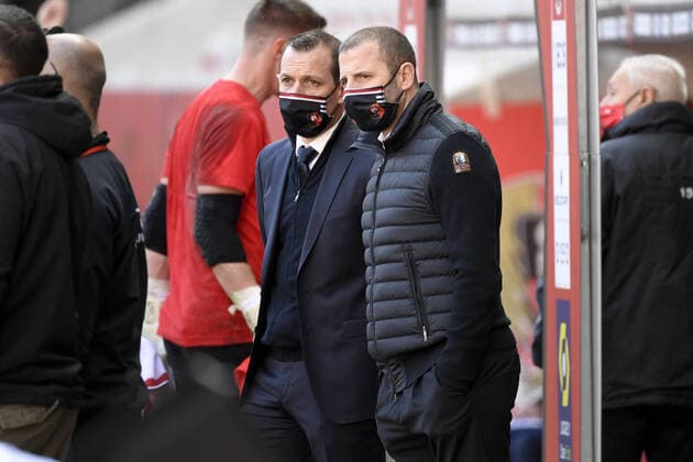 FLORIAN MAURICE (DIRECTEUR TECHNIQUE RENNES) FOOTBALL : Nice vs Rennes - Ligue 1 Uber Eats - 13 12 2020 FEP Panoramic 