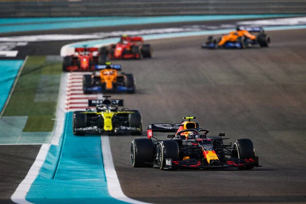 23 ALBON Alexander (tha), Aston Martin Red Bull Racing Honda RB16, action during the Formula 1 Etihad Airways Abu Dhabi Grand Prix 2020, from December 11 to 13, 2020 on the Yas Marina Circuit, in Abu Dhabi - Photo Antonin Vincent DPPI FORMULE 1 : Grand Prix d Abou Dabi - 13 12 2020 DPPI PANORAMIC  23_00120037_AV2_2259