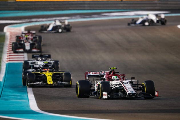 99 GIOVINAZZI Antonio (ita), Alfa Romeo Racing ORLEN C39, action during the Formula 1 Etihad Airways Abu Dhabi Grand Prix 2020, from December 11 to 13, 2020 on the Yas Marina Circuit, in Abu Dhabi - Photo Antonin Vincent DPPI FORMULE 1 : Grand Prix d Abou Dabi - 13 12 2020 DPPI PANORAMIC  99_00120037_AV2_2281