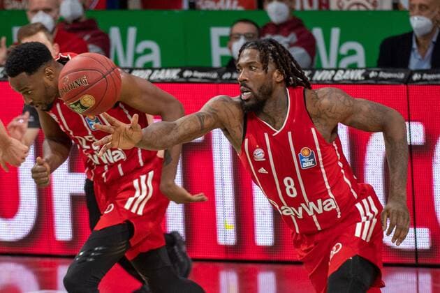 Jalen Reynolds 8 (FC Bayern), FC Bayern Basketball vs. Giessen 46ers, BBL, 13.12.2020 Muenchen Bayern Deutschland