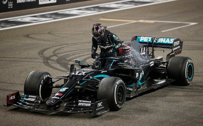 Motorsports: FIA Formula One World Championship, WM, Weltmeisterschaft 2020, Grand Prix of Abu Dhabi Motorsports: FIA Formula One World Championship 2020, Grand Prix of Abu Dhabi, 44 Lewis Hamilton (GBR, Mercedes-AMG Petronas Formula One Team),