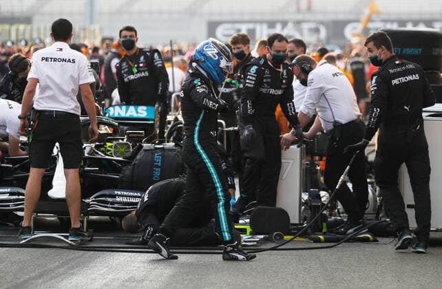 Motorsports: FIA Formula One World Championship, WM, Weltmeisterschaft 2020, Grand Prix of Abu Dhabi Motorsports: FIA Formula One World Championship 2020, Grand Prix of Abu Dhabi, 77 Valtteri Bottas (FIN, Mercedes-AMG Petronas Formula One Team),
