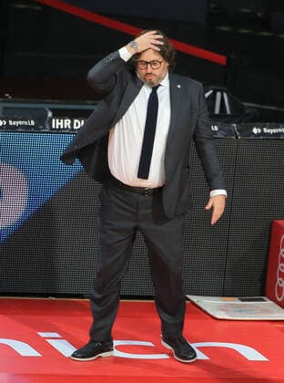 13.12.2020, BBL, FC Bayern Basketball vs Giessen 46ers, Audi Dome Muenchen, Basketball, im Bild: Trainer Andrea Trinchieri (FCB Basketball)