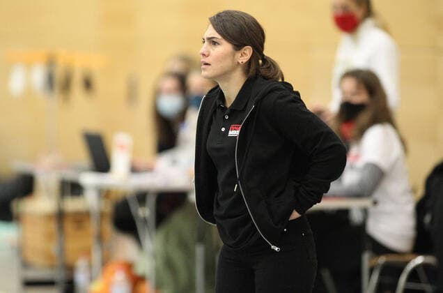 ProB BARMER 2. Basketball Bundesliga, Gruppe Nord, 9. Spieltag, ETV Hamburg - WWU Baskets Münster (72:105), ETV-Trainerin Sükran Gencay. Eimsbüttel Hamburg
