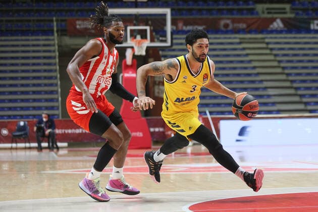 Jayson Granger Alba Berlin während Euroleague Spiel gegen Crvena zvezda, Aleksandar Nikolic arena, Belgrad 15.12.2020 MarkoxMetlas 