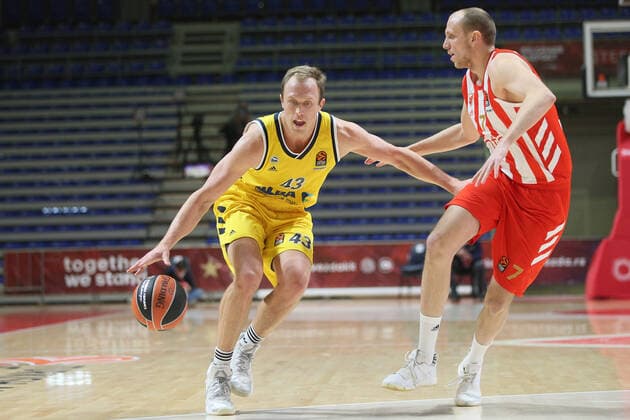 Jayson Granger Alba Berlin während Euroleague Spiel gegen Crvena zvezda, Aleksandar Nikolic arena, Belgrad 15.12.2020 MarkoxMetlas 