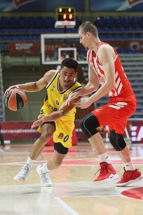 Maodo Lo, 0 Alba Berlin während Euroleague Spiel gegen Crvena zvezda, Aleksandar Nikolic arena, Belgrad 15.12.2020 MarkoxMetlas 