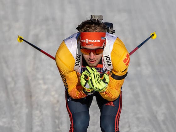 Johannes KUEHN (KÜHN) (GER, WSV Reit im Winkl). Biathlon, Sprint der Maenner, Weltcup, Saison 2020-2021, am 17.12.2020 in Hochfilzen, Oesterreich. Quelle Copyright Credit : Oryk HAIST *** Johannes KUEHN KÜHN GER, WSV Reit im Winkl Biathlon, mens sprint, World Cup, season 2020 2021, on 17 12 2020 in Hochfilzen, Austria Source Copyright Credit Oryk HAIST xx