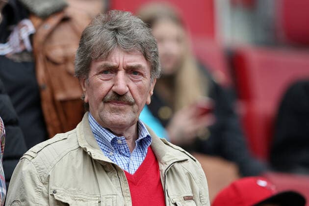 Koeln, Deutschland 05. April 2014: 2. BL - 13 14 - 1. FC Koeln vs. Arminia Bielefeld. Gerd vom Bruch (Spielerberater) Portrait Gesicht Mimik starker Gesichtsausdruck Emotion. 2. BL - 13 14 - 1. FC Koeln vs. Arminia Bielefeld. *** Koeln, Germany 05 April 2014 2 BL 13 14 1 FC Koeln vs Arminia Bielefeld Gerd vom Bruch player consultant portrait face facial expression strong facial expression emotion 2 BL 13 14 1 FC Koeln vs Arminia Bielefeld uh
