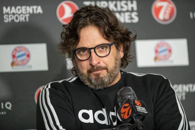 Head Coach Andrea Trinchieri (FC Bayern), FC Bayern Basketball vs. Baskonia Vitoria-Gasteiz, Basketball, Euroleague, 18.12.2020 Muenchen Bayern Deutschland