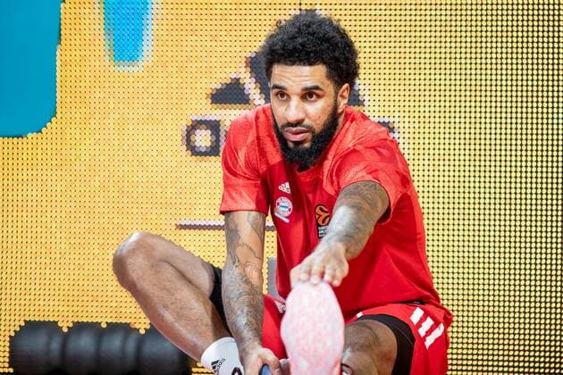 D. Seeley 4 (FC Bayern), Warmup, FC Bayern Basketball vs. Baskonia Vitoria-Gasteiz, Basketball, Euroleague, 18.12.2020 Muenchen Bayern Deutschland