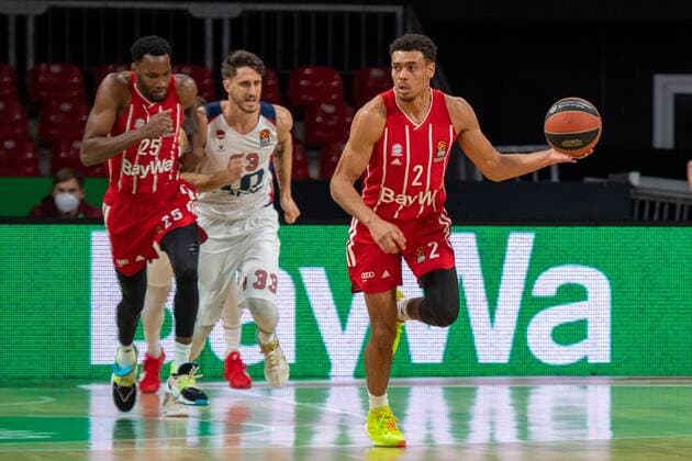 Wade Baldwin 2 (FC Bayern), FC Bayern Basketball vs. Baskonia Vitoria-Gasteiz, Basketball, Euroleague, 18.12.2020 Muenchen Bayern Deutschland