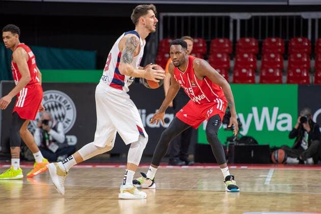 JaJuan Johnson 25 (FC Bayern), FC Bayern Basketball vs. Baskonia Vitoria-Gasteiz, Basketball, Euroleague, 18.12.2020 Muenchen Bayern Deutschland