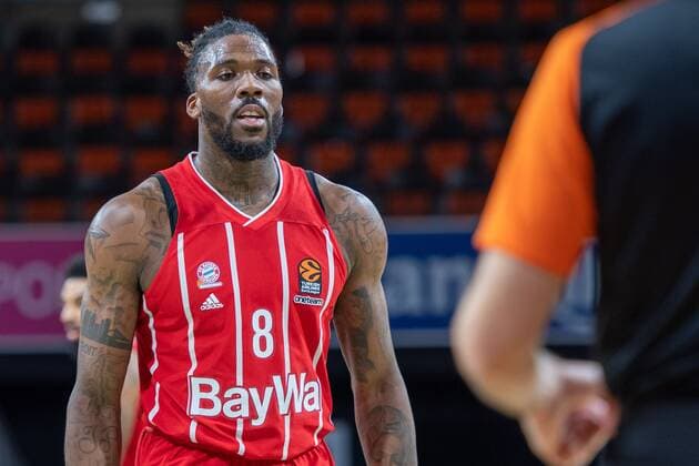 Jalen Reynolds 8 (FC Bayern), FC Bayern Basketball vs. Baskonia Vitoria-Gasteiz, Basketball, Euroleague, 18.12.2020 Muenchen Bayern Deutschland