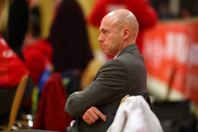 Trainer Rodrigo Pastore (Chemnitz) Jobstairs Giessen 46ers vs Niners Chemnitz, Basketball, easyCredit BBL, 18.12.2020 Jobstairs Giessen 46ers vs Niners Chemnitz, Basketball, easyCredit BBL, 18.12.2020 Giessen Copyright: xEibner-Pressefotox EP_RWS