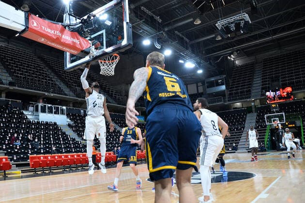David Lighty (asvel) BASKETBALL : LDLC ASVEL vs Khimki Moscou - Euroleague - 18 12 2020 FredericChambert Panoramic 