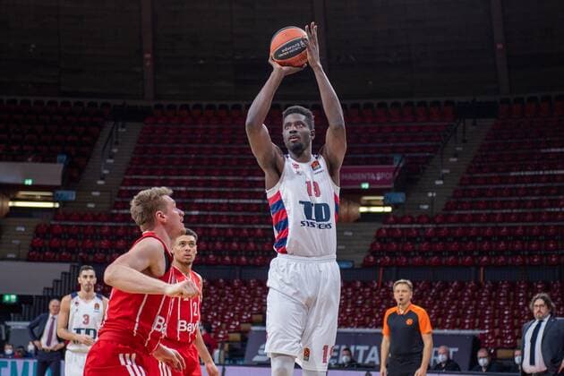 Youssoupha Fall 19 (Baskonia Vitoria-Gasteiz), FC Bayern Basketball vs. Baskonia Vitoria-Gasteiz, Basketball, Euroleague, 18.12.2020 Muenchen Bayern Deutschland