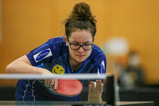 despor 19.12.2020 Tischtennis Damen 1.BL TSV Langstadt - SV Böblingen emspor, emonline, oespor, v.l., Alexandra Kaufmann (SV Böblingen Tischtennis Damen 1.Bundesliga) Foto: Joaquim Ferreira